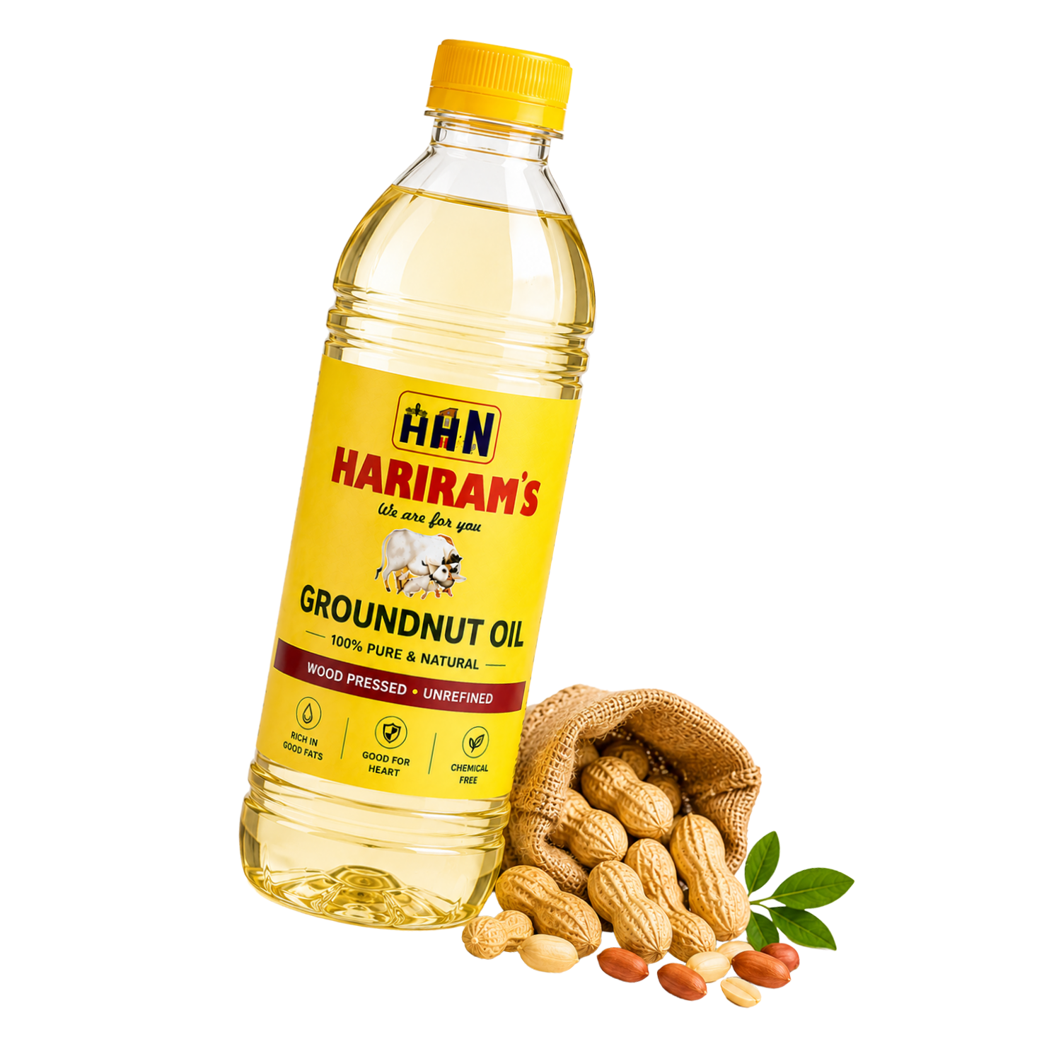 Hariram's Home Needs Pure Groundnut Oil